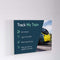 A4 Ladscape Acrylic Wall Mounted Adhesive Taped Display Sleeve