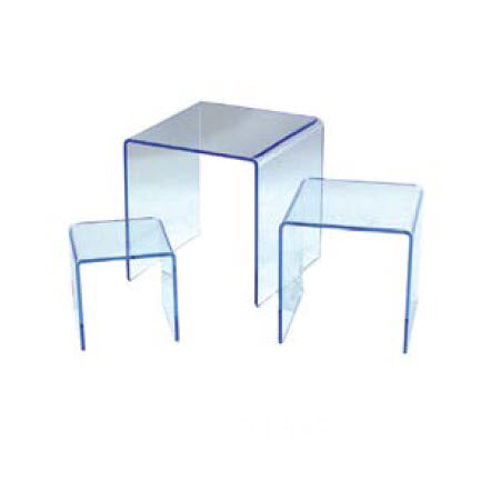 Acrylic Display Risers Square set of 3