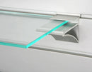 Polished Edged 6mm thick x 800mm wide  Acrylic Shelves
