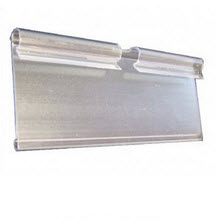 Price Prong PVC Clear Ticket Holder 80mm x 26mm Pack of 25