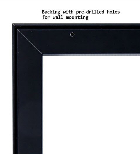 Outdoor Black  Lockable Poster Frame A2