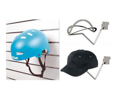 Slatwall Hat / Helmet Holder