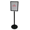 Top Insert Black A3 Portrait Display Stand