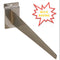 Slatwall Chrome Shelf Bracket 300mm  Bulk pack of 10 units