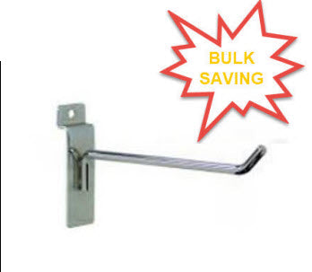 Slatwall Heavy Duty Single Prong 300mm Bulk Pack of 100 units