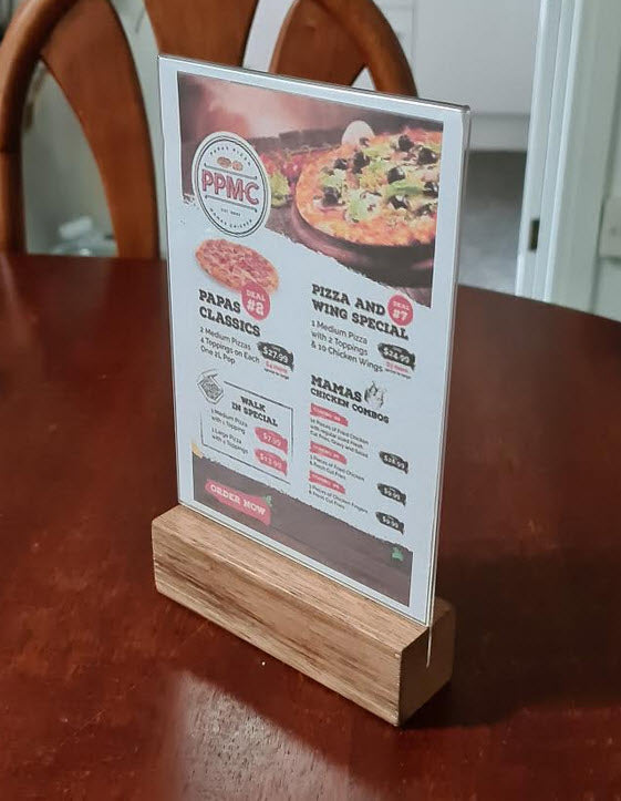 Widely Used Within Hospitality Industry Table Talkers, Menu and other ...