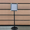 Freestanding Black A4 Adjustable Snap Frame Display Stand  Landscape / Portrait