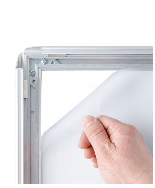 Wide Profile 32mm Silver Snap Frame Size A1