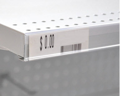 Data Ticket Strip 45mm Flat Clear x 900mm length Buy 20+ Save 10% - 100+ Save 20%