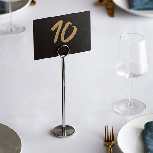Table stainless Steel Card Holder 10
